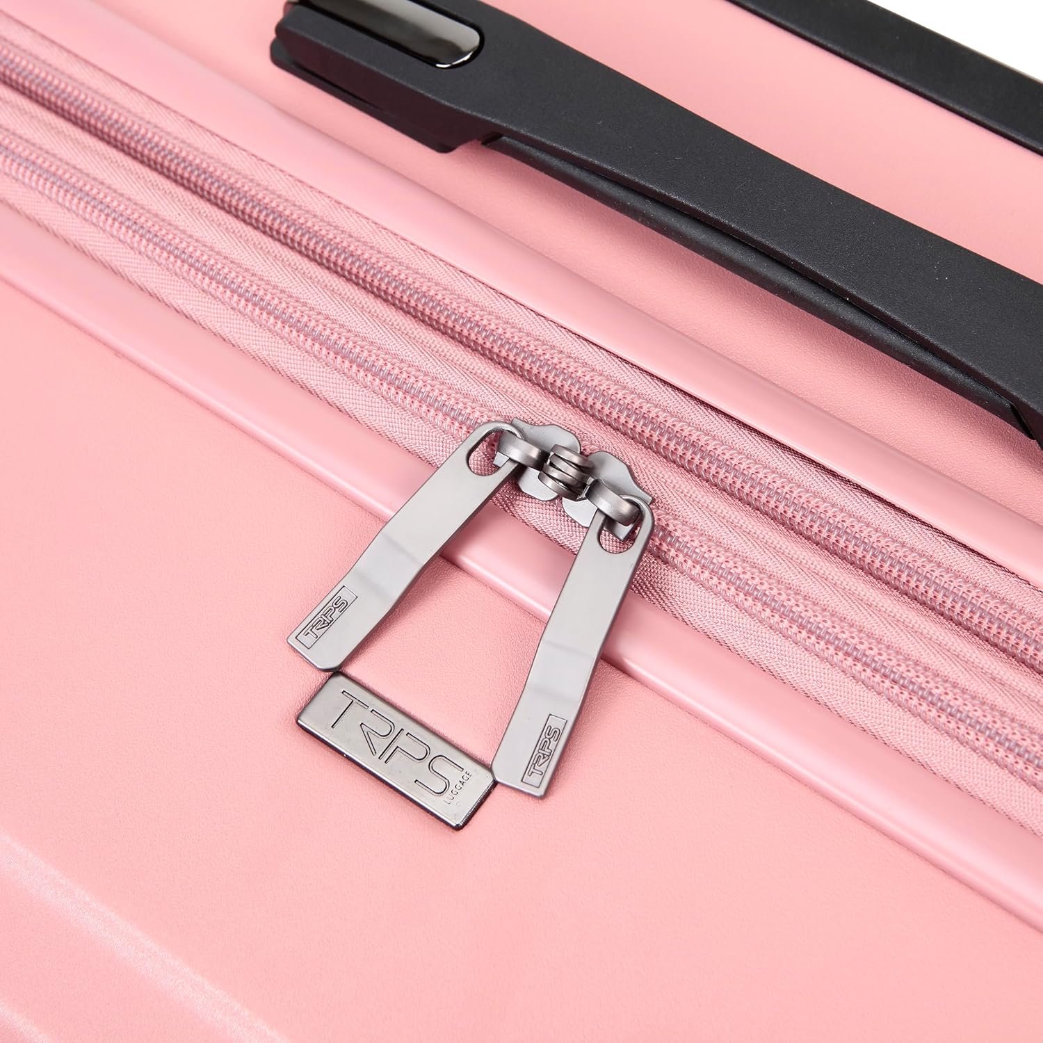 TRIPS EON 20-Inch Carry-On Lightweight Durable Hardside 8-Wheel Spinner Cabin Size Luggage, Ash Rose - Image 5