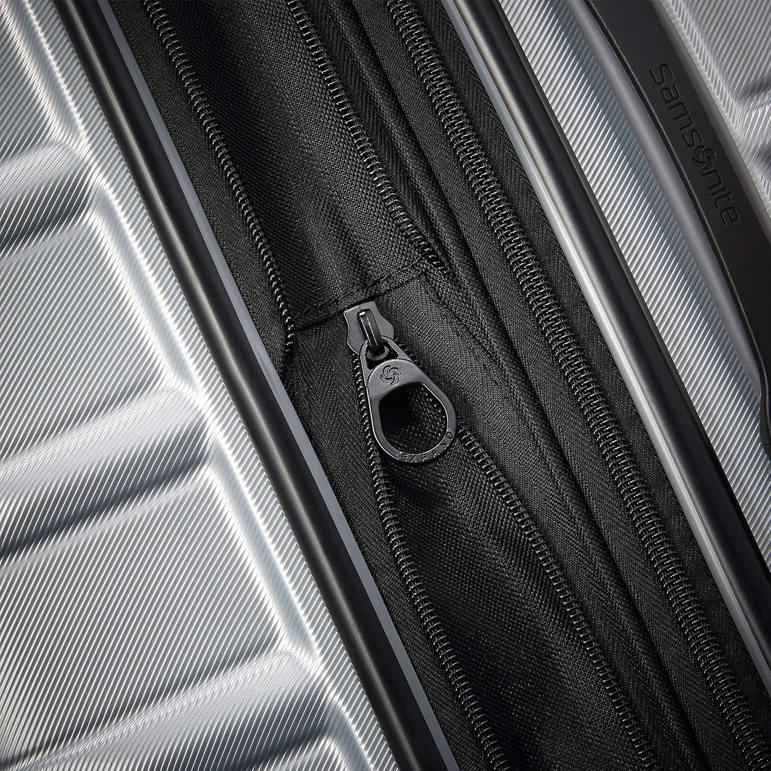 Samsonite Omni 2 Domestic Carry-On Luggage - 22x14x9 Airline-Approved - Features Expandable Polycarbonate Shell, 360° Wheels, TSA Lock - Amazon Exclusive - Artic Silver - Image 4