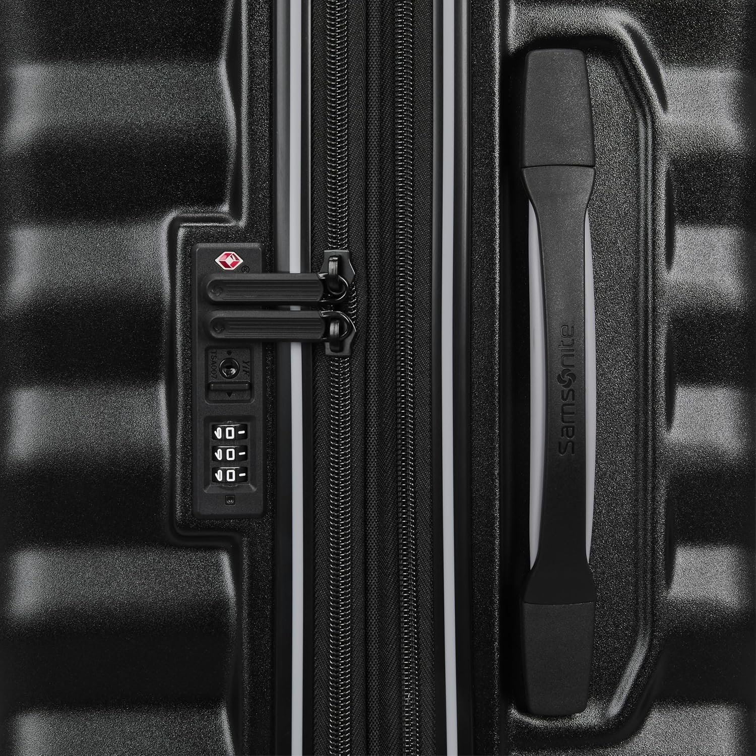 Samsonite Hard-Sided 28-Inch Lightweight Checked Large Expandable Element Suitcase: Durable, 360° Spinner Wheels, Adjustable Telescopic Handle, TSA-Approved Lock - Alpine Black - Image 7