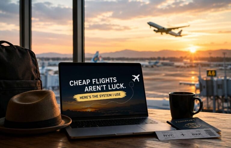 Cheap Flights Aren’t Luck — Here’s the System I Use
